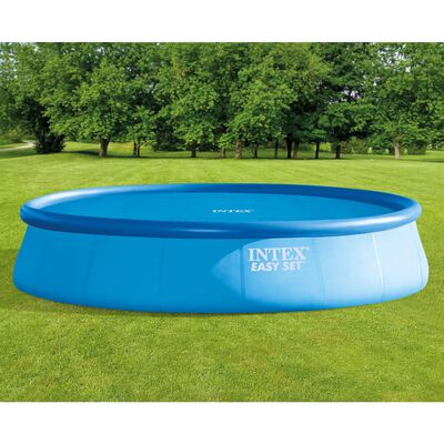 Intex Cubierta de piscina solar de polietileno azul 538 cm
