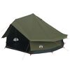 vidaXL Tienda Familiar 10 personas Verde militar Algod&oacute;n Sint&eacute;tico