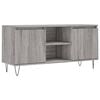 vidaXL Mueble de TV madera de ingenier&iacute;a gris Sonoma 104x35x50 cm
