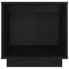 vidaXL Mesitas de noche 2 uds madera maciza de pino negro 40x30x40 cm