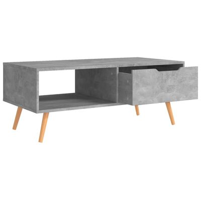 vidaXL Mueble de TV madera de ingeniería gris hormigón 100x49,5x43 cm