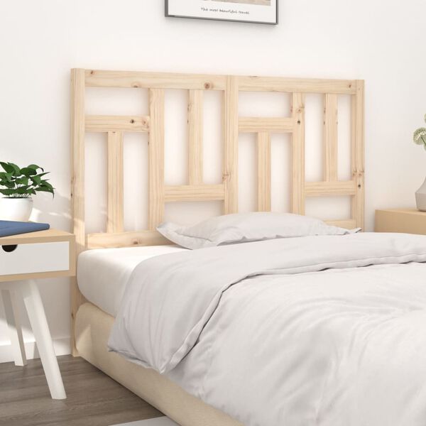 vidaXL Cabecero de cama madera maciza de pino 165,5x4x100 cm