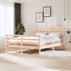 vidaXL Estructura de cama de madera maciza 150x200 cm