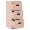 vidaXL Mueble archivador con caj&oacute;n con estante Rosa 44 x 50 x 106.5 cm
