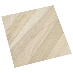 vidaXL Tableros de Suelo Beige 5,11 m&sup2; 55 uds. PVC