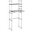 vidaXL Estanter&iacute;a para lavadora aluminio 77x52x192 cm