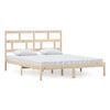 vidaXL Estructura de cama de madera maciza de pino 160x200 cm