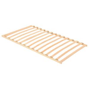 vidaXL Somier de l&aacute;minas sin colch&oacute;n con 13 listones 100x200 cm