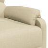 vidaXL Sill&oacute;n reclinable de tela crema