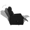 vidaXL Sillón elevable cuero sintético negro