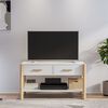 vidaXL Mueble para TV madera contrachapada blanco 82x38x45 cm