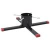 vidaXL Soporte para &aacute;rbol de Navidad negro 61x61x15,5 cm