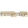 vidaXL Conjunto de sof&aacute;s de exterior 8 uds. y Beige