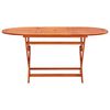 vidaXL Set de comedor de jard&iacute;n plegable 9 pzas madera eucalipto