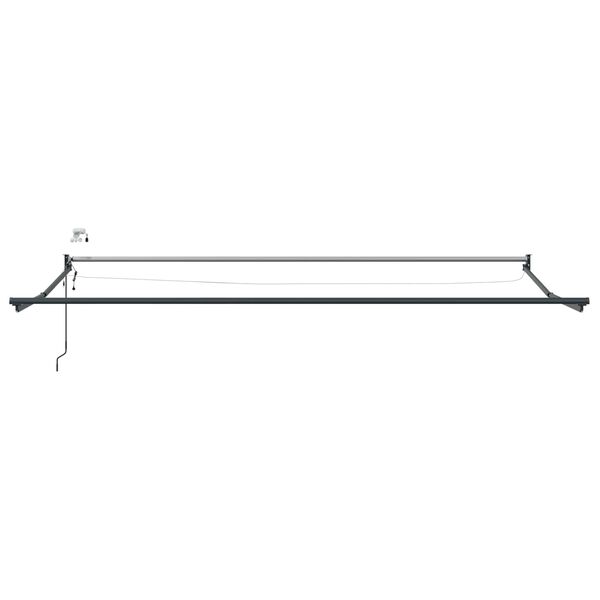 vidaXL Estructura de toldo retr&aacute;ctil el&eacute;ctrico Antracita 4 x 2 m