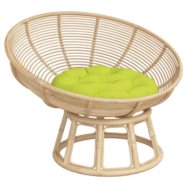 vidaXL Coj&iacute;n redondo tela Oxford verde vivo &Oslash; 60x11 cm