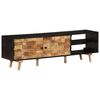 vidaXL Mueble para TV madera de acacia madera mango rugosa 140x30x45cm