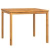 vidaXL Mesa de comedor de jard&iacute;n madera maciza de acacia 90x90x74 cm
