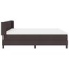 vidaXL Cama tipo Box Spring Marr&oacute;n Oscuro 200 x 180 cm Poli&eacute;ster