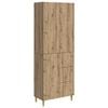 vidaXL 2 pcs Roble Artesanal