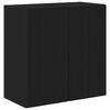 vidaXL Mueble de TV Montado en la Pared 59,5 x 31 x 60 cm Negro