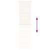 vidaXL Estor cebra beige m&aacute;rmol tejido ancho 60,9 cm poli&eacute;ster