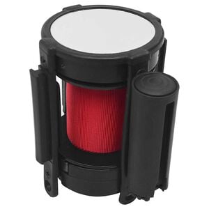 vidaXL Barrera de cinta retr&aacute;ctil rojo 200 cm