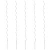 vidaXL Soporte para planta espiral 5 unidades 110 cm acero galvanizado