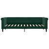 vidaXL Sof&aacute; cama nido con cajones terciopelo verde oscuro 80x200 cm
