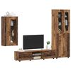 vidaXL Conjunto de mueble de TV con caj&oacute;n FLORIN Madera vieja