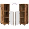 vidaXL Juego de muebles de ba&ntilde;o Montaje en la pared 3 pcs Madera Vieja