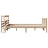 vidaXL Estructura de cama sin colch&oacute;n madera de pino blanco 150x200 cm