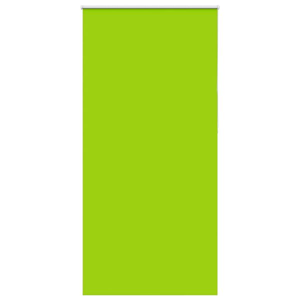 vidaXL Estor Enrollable Opaco hojas verde 105x210cm Tela Ancho 100,7cm