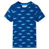 Camiseta infantil azul oscuro 128