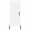 vidaXL Aparador alto madera contrachapada blanco 34,5x34x180 cm