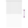 vidaXL Estor enrollable opaco 84,4x175 cm, tela, ancho 80 cm, blanco