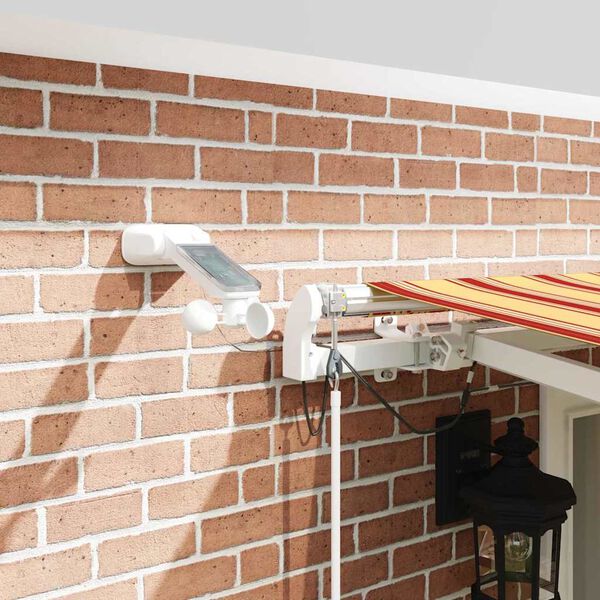 vidaXL Toldo Retr&aacute;ctil Amarillo y Naranja 500 x 300 cm