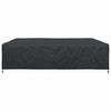 vidaXL Funda para muebles Liso Negro 300 x 300 x 70 cm 210D