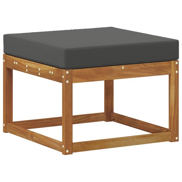 vidaXL Conjunto de sof&aacute;s de exterior 5 pcs Natural y Antracita