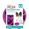 Outward Hound Minicomedero lento para perros Slo Bowl morado