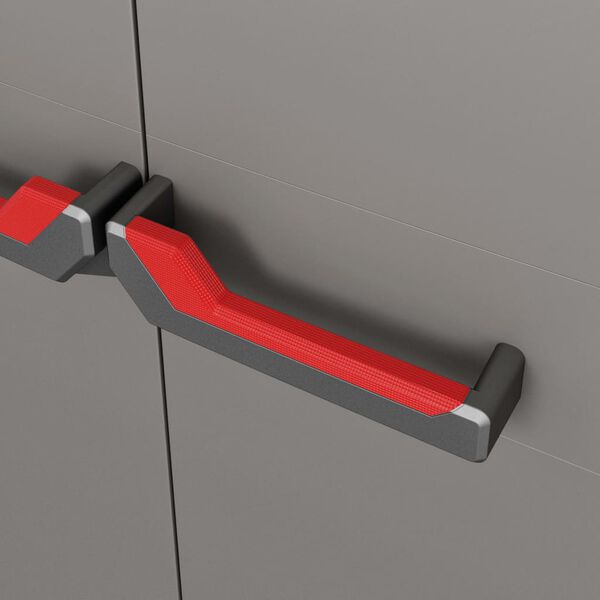 Keter Armario de almacenaje multiusos Stilo gris y negro 173 cm