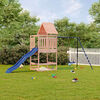 vidaXL Parque infantil de exterior madera maciza Douglas