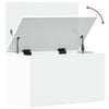 vidaXL Caja de almacenaje madera de ingenier&iacute;a blanco 60x35x35 cm