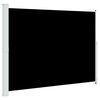 vidaXL Toldo lateral retr&aacute;ctil para patio negro 220x314 cm
