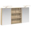 vidaXL Juego de Muebles de Ba&ntilde;o 3 uds. 100 x 10,5 x 50 cm