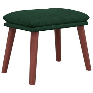 vidaXL Reposapi&eacute;s de tela verde oscuro 45x29,5x35 cm