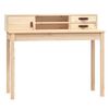 vidaXL Escritorio 110x50x93 cm Madera maciza de pino