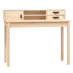 vidaXL Escritorio 110x50x93 cm Madera maciza de pino