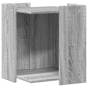 vidaXL Mueble arenero para gatos madera gris Sonoma 42x42x51 cm