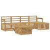 vidaXL Conjunto de sof&aacute;s de exterior 6 uds. Blanco